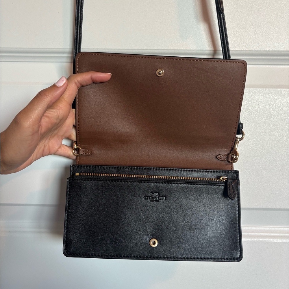 Coach Anna Foldover Crossbody Clutch - Picture 4 of 5